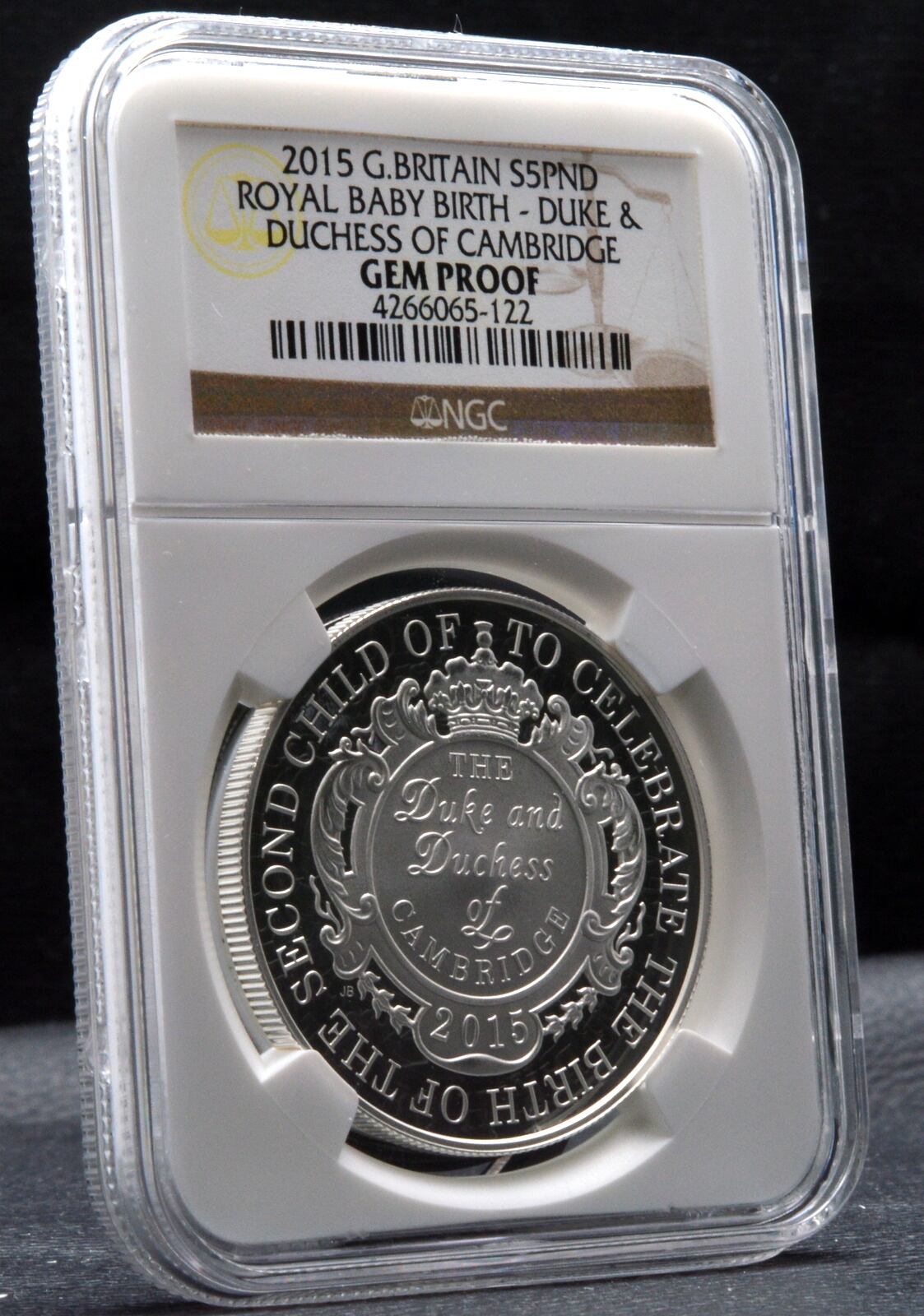 【大型プルーフ 銀貨】シャーロット洗礼記念　10ポンド 大型プルーフ 銀貨】シャーロット洗礼記念 10ポンド 【大型