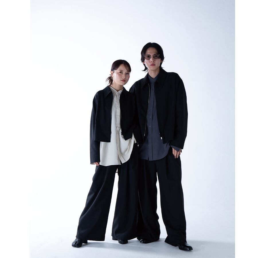 model:162cm / Mサイズ着用 | 179cm / Lサイズ着用