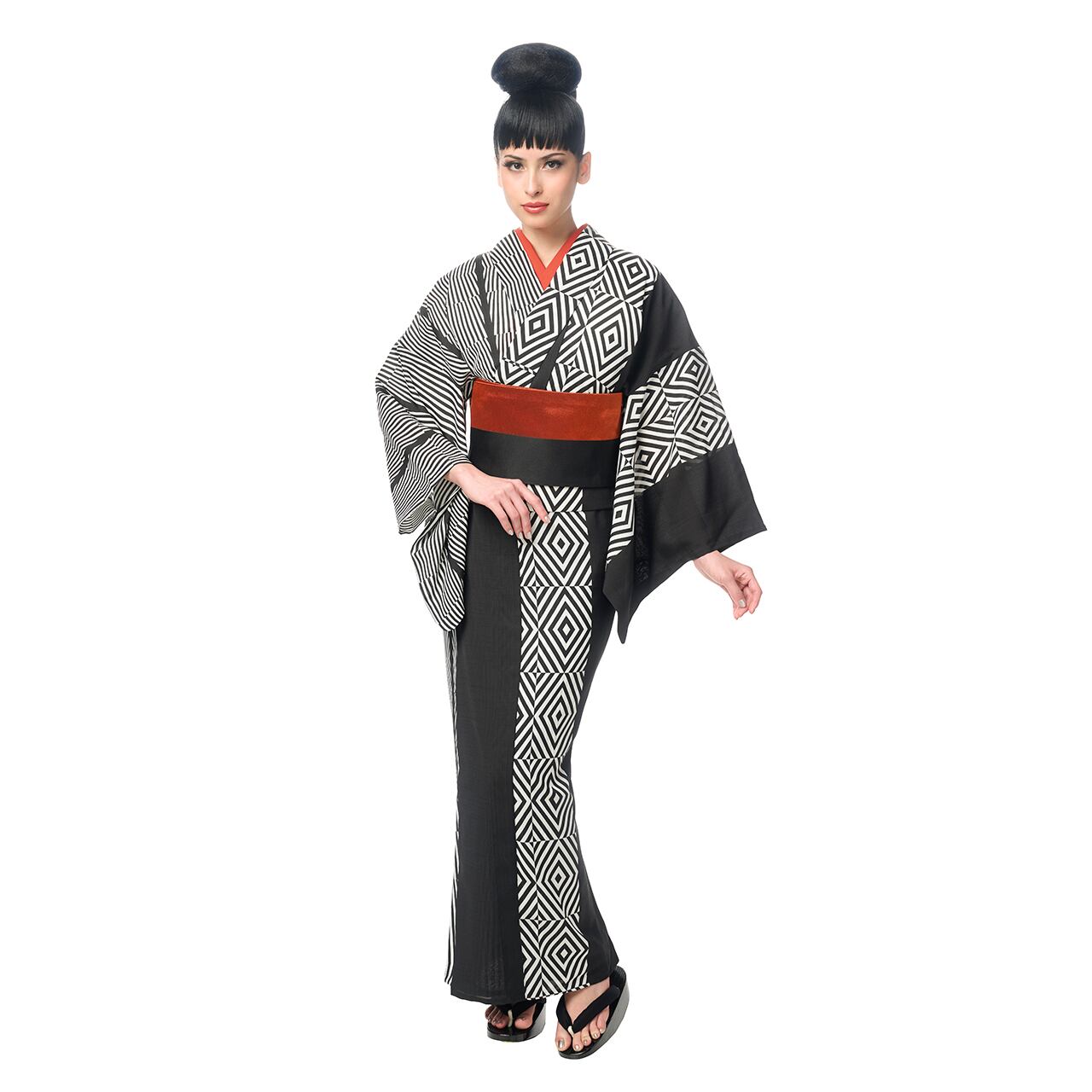 JUNKO KOSHINO 浴衣-菱と縞- | JUNKO KOSHINO MARKET