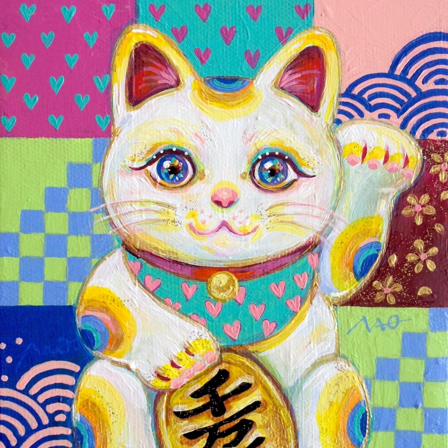 Hand-painted by infinity artist NAO, Japan.