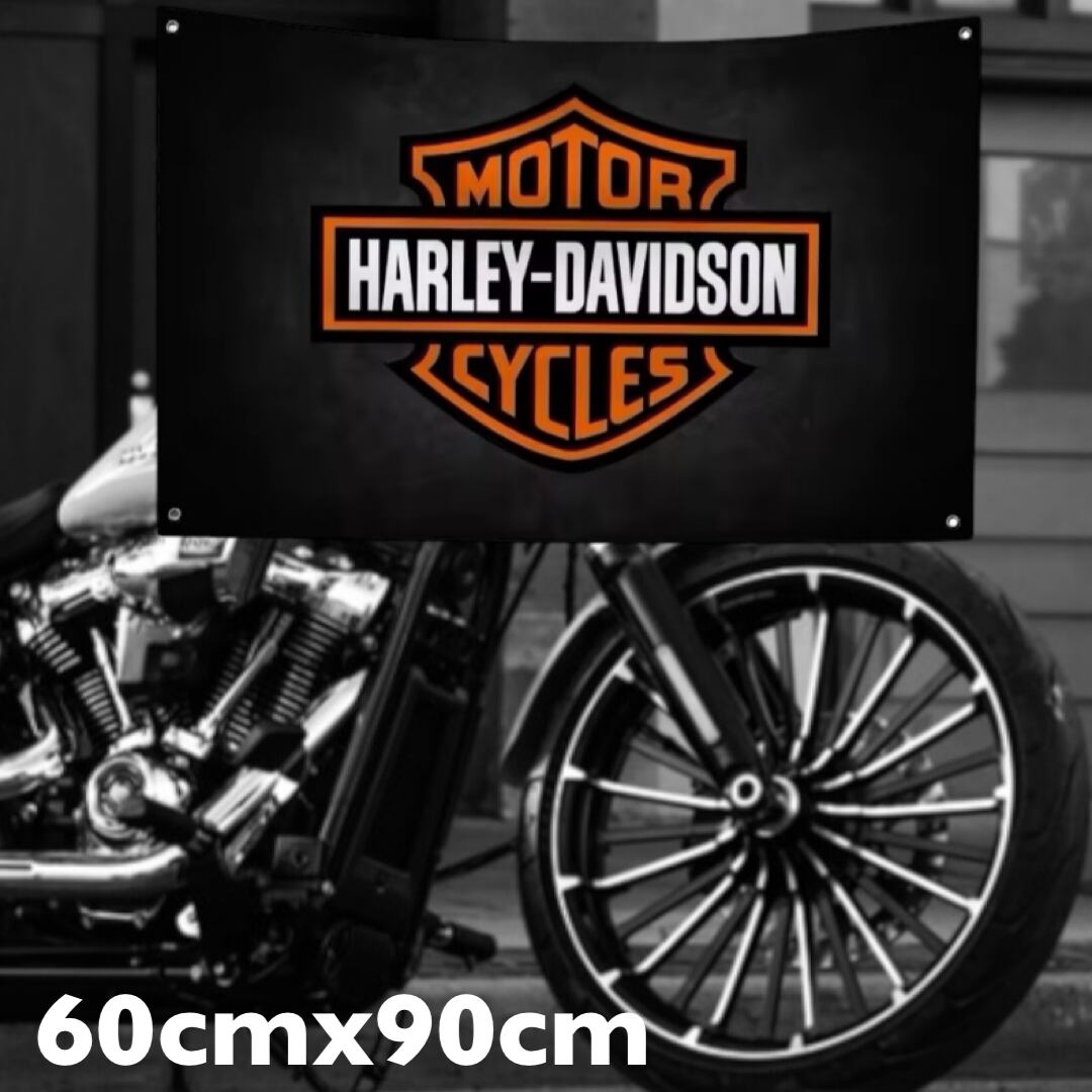 送料無料 ハーレーダビッドソン フラッグ 60cmx90cm HARLEY-DAVIDSON