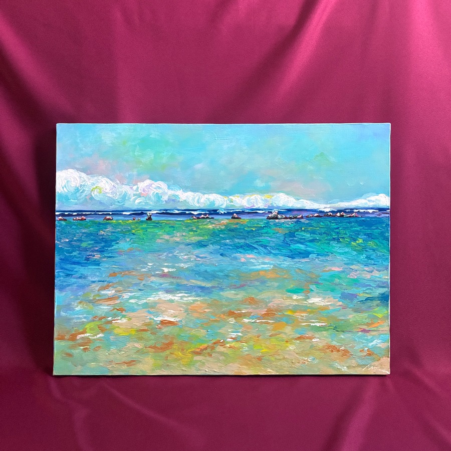 Hand-painted by infinity artist NAO, Japan.