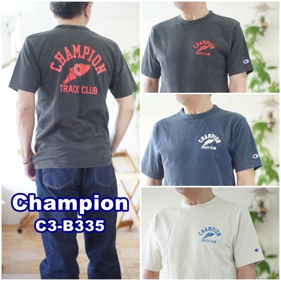チャンピオン champion 半袖Tシャツ プリントT アメカジ カットソー c3 