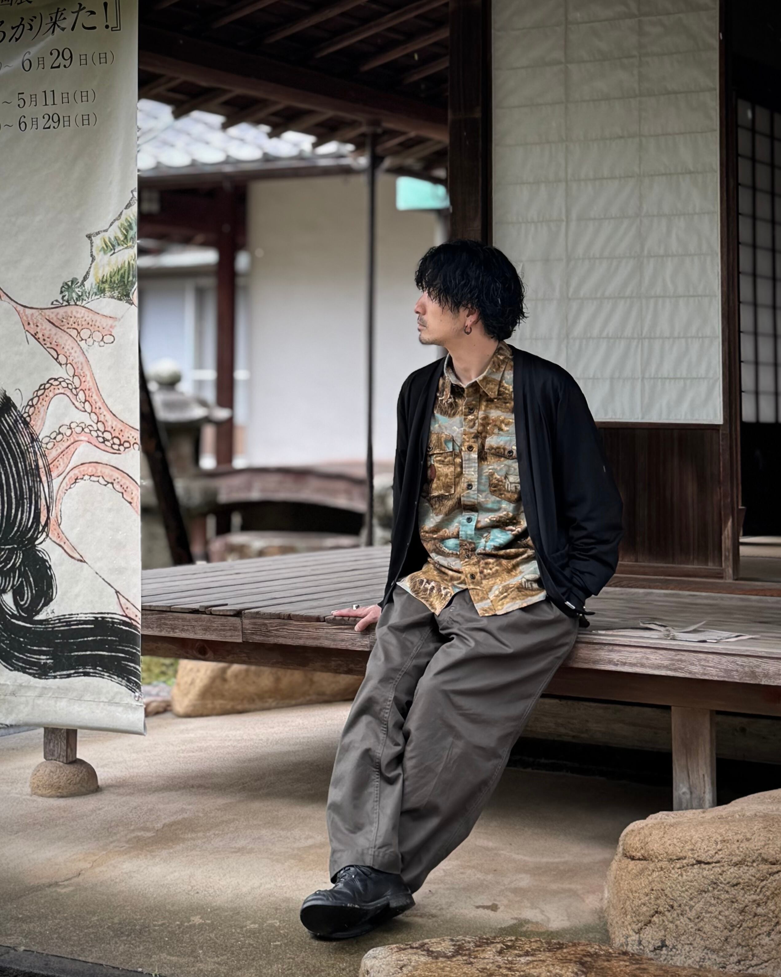 177cm  60kg  Mサイズ着用