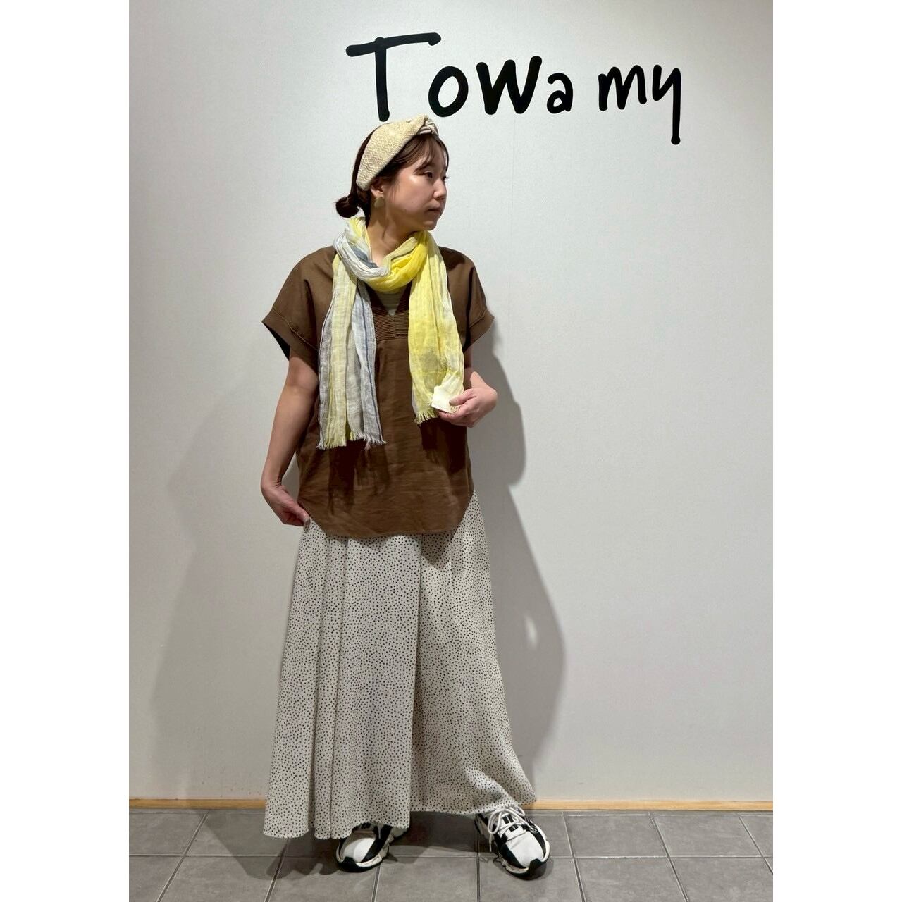 福岡店  153cm  /  着用カラー イエロー