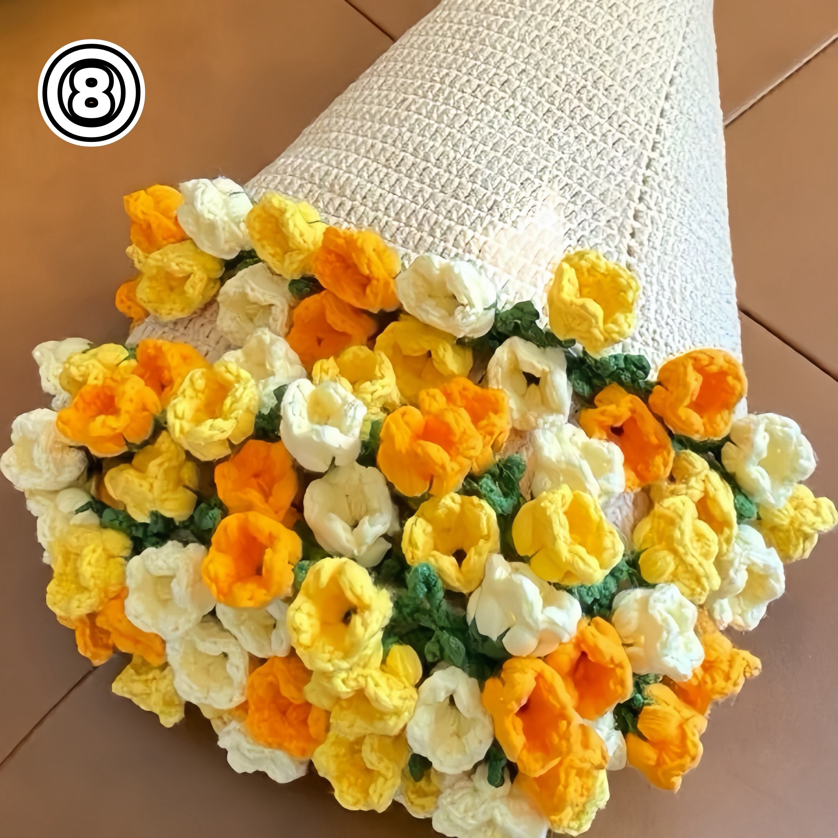 花束ブランケット【ハンドメイド・オーダー専用ページ】 72.ハンドメイド完成品の花束ブランケット（ハンドメイド制作