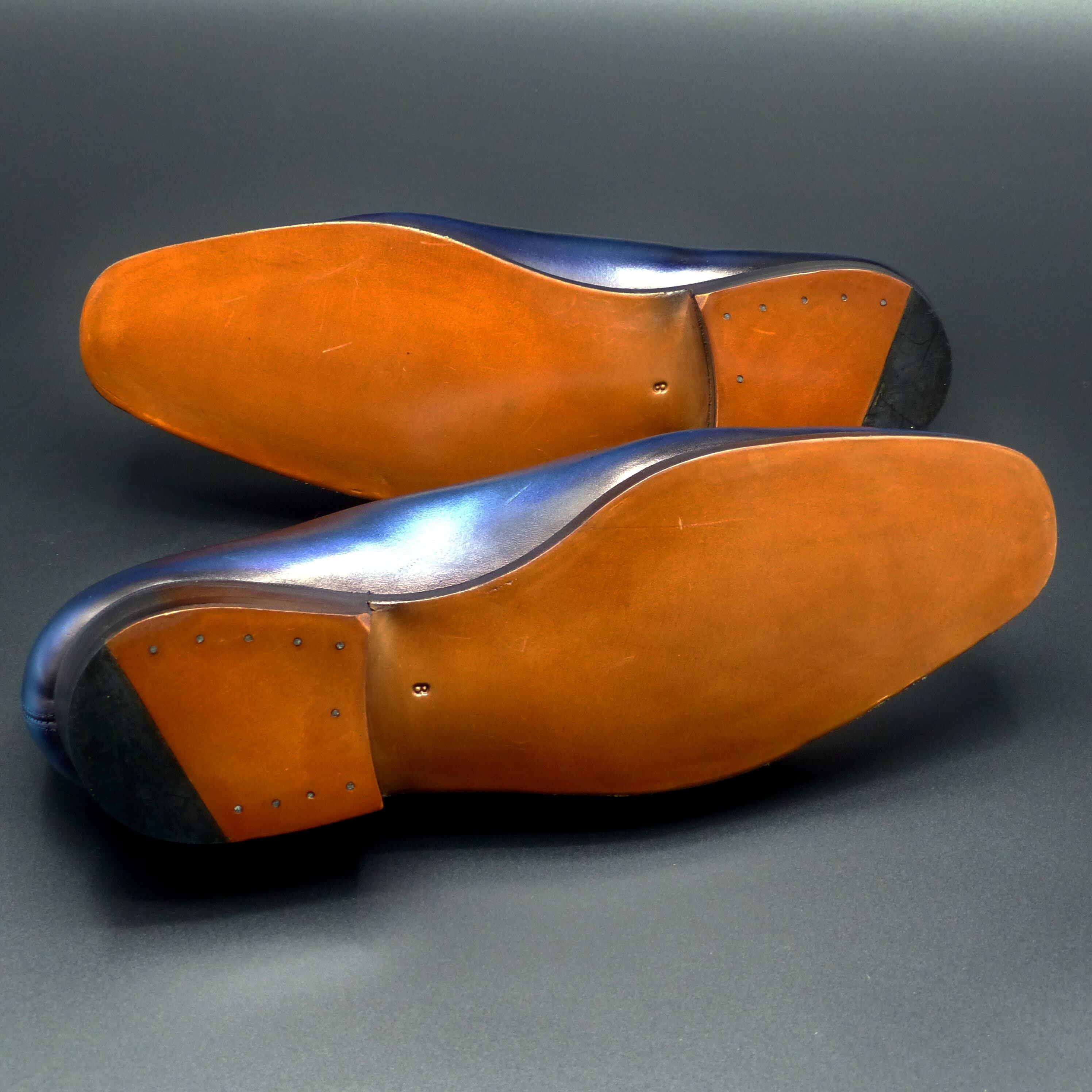 キメの細かい天然レザーソール