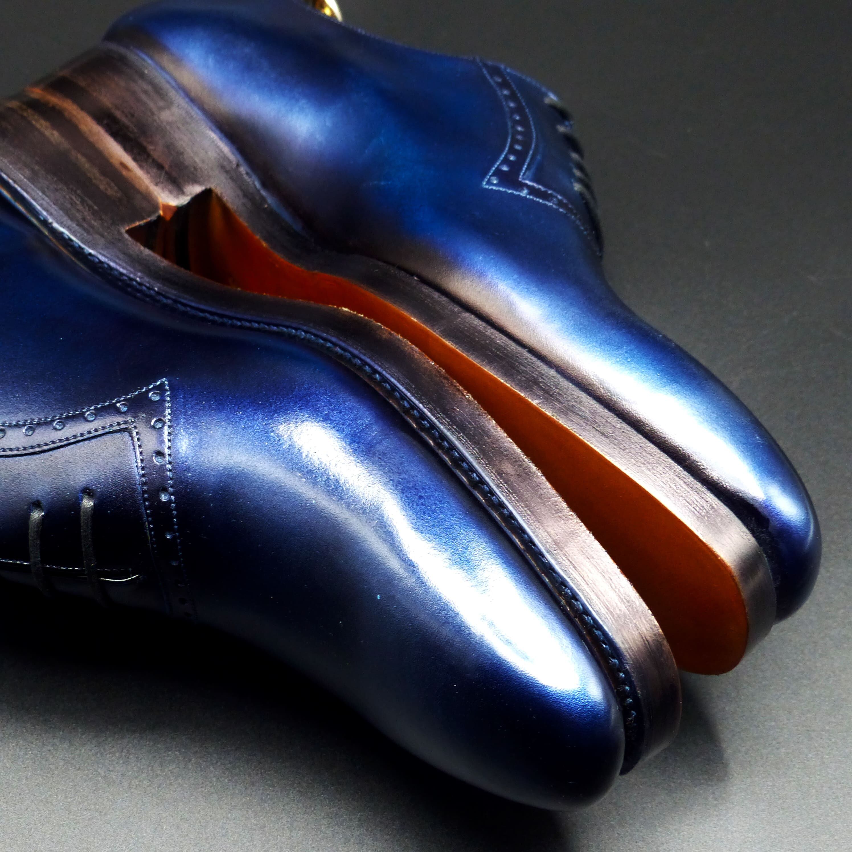 磨き抜かれた美コバのＷレザーソール