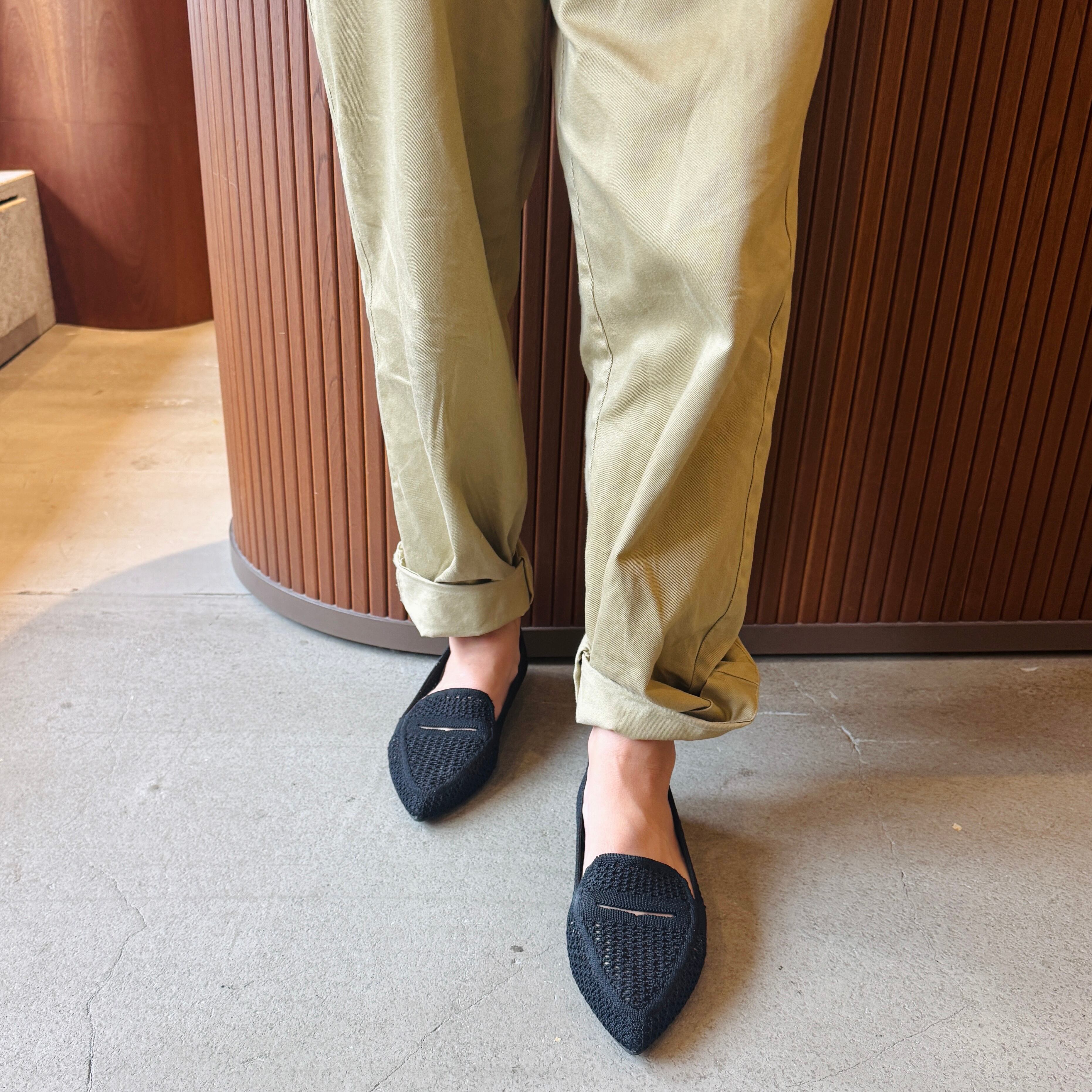 pointed-LOAFERSMESH / BLACK | Offen