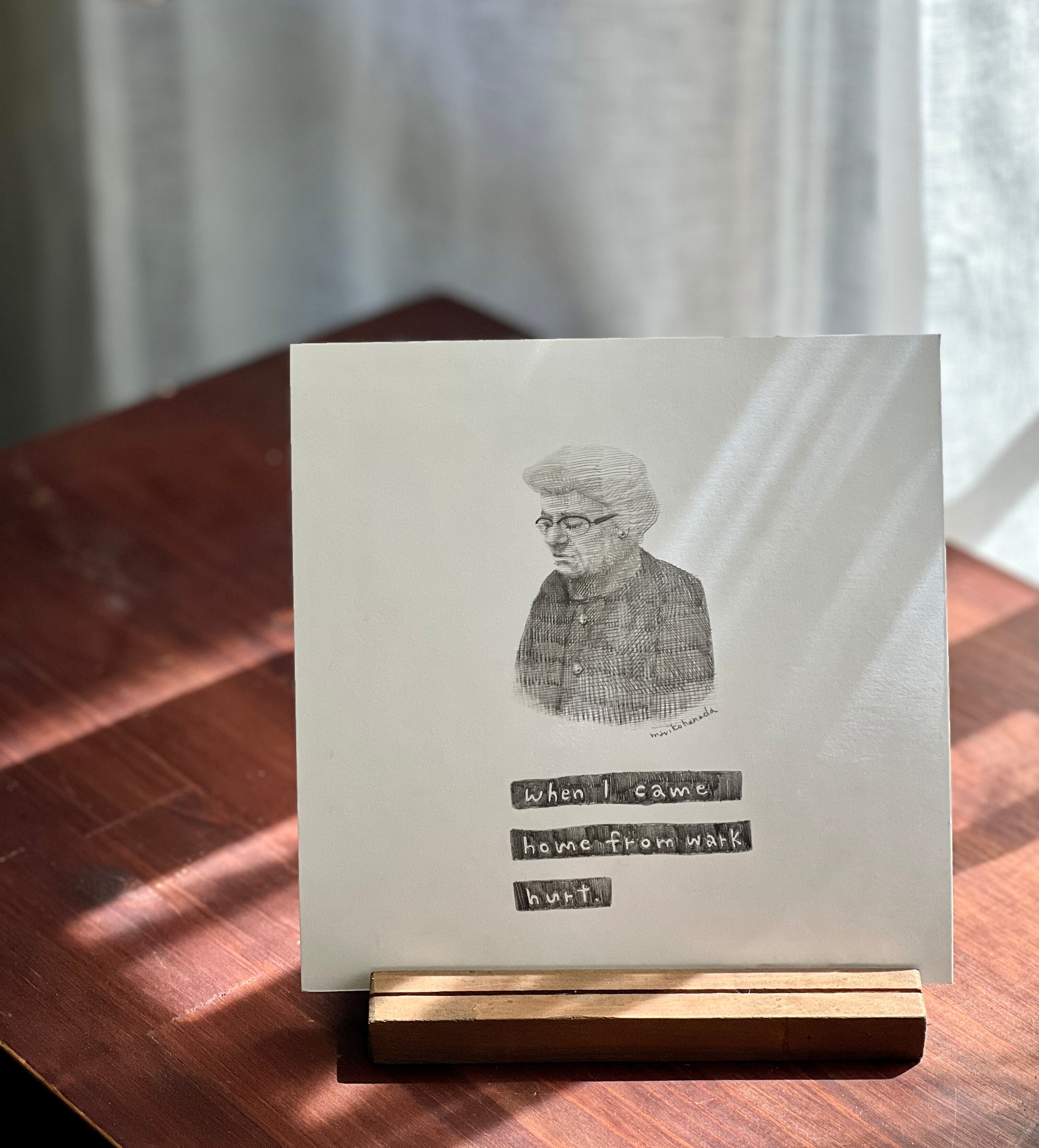 ❺「When I came home from work」