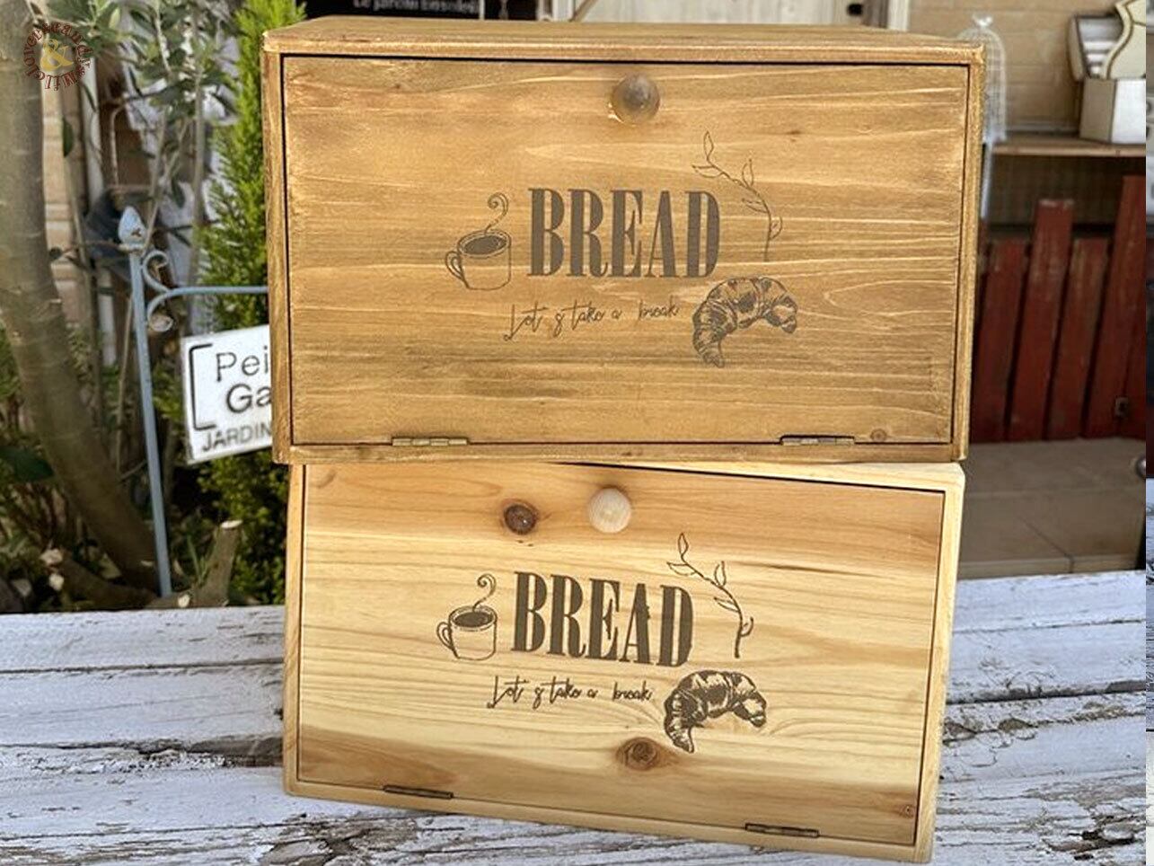送料無料】ナチュラル ウッドの収納 スラジェ ブレッドケース