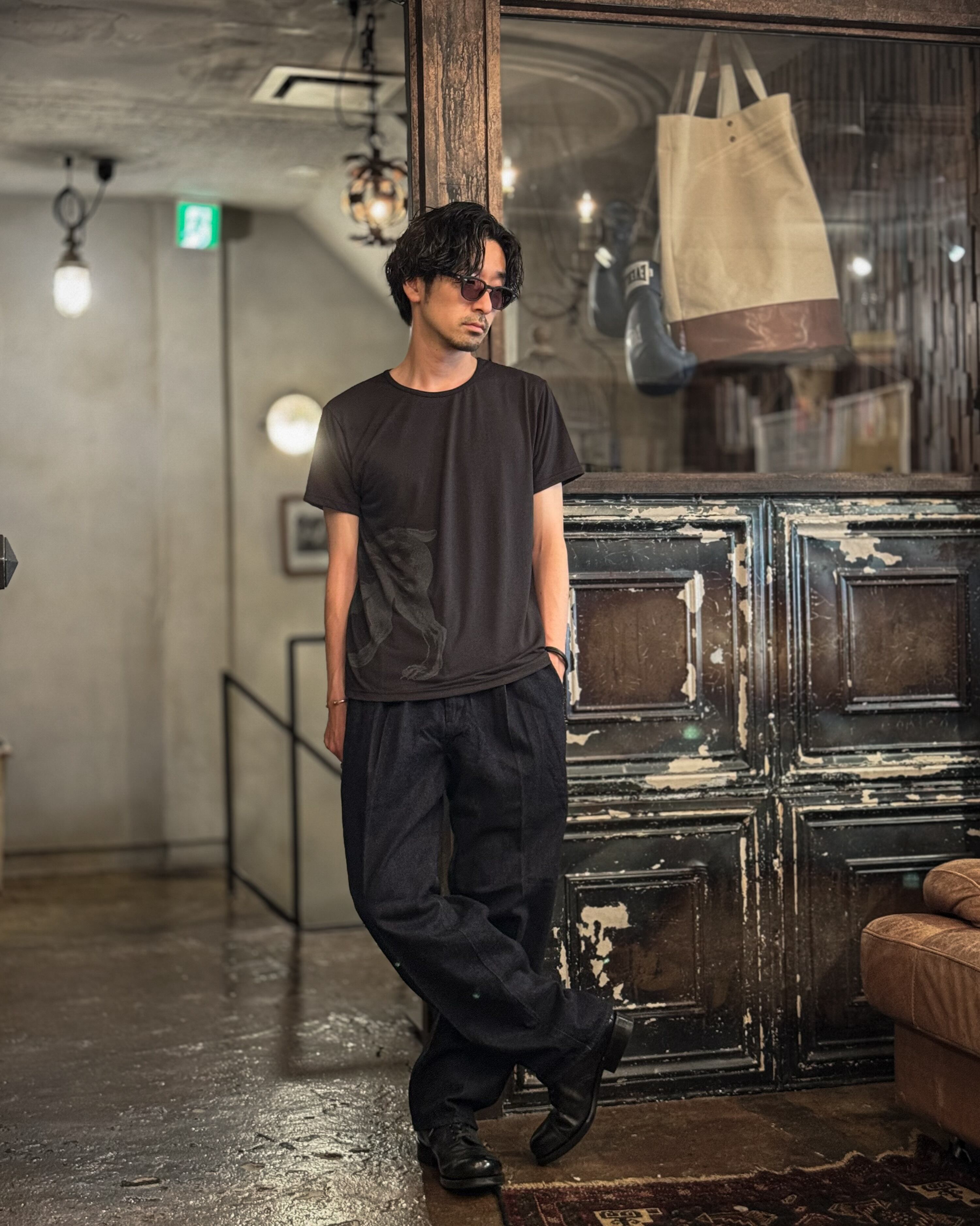 177cm 60kg 40(L)サイズ着用