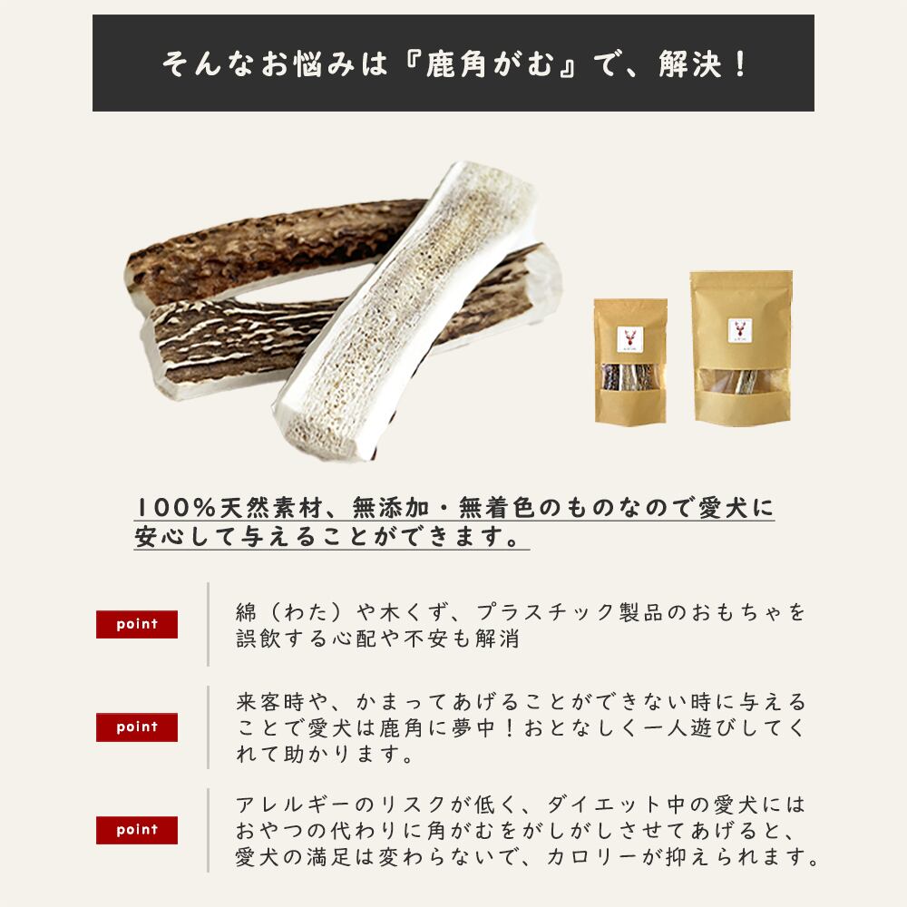そんなお悩みは『鹿の角』で、解決！