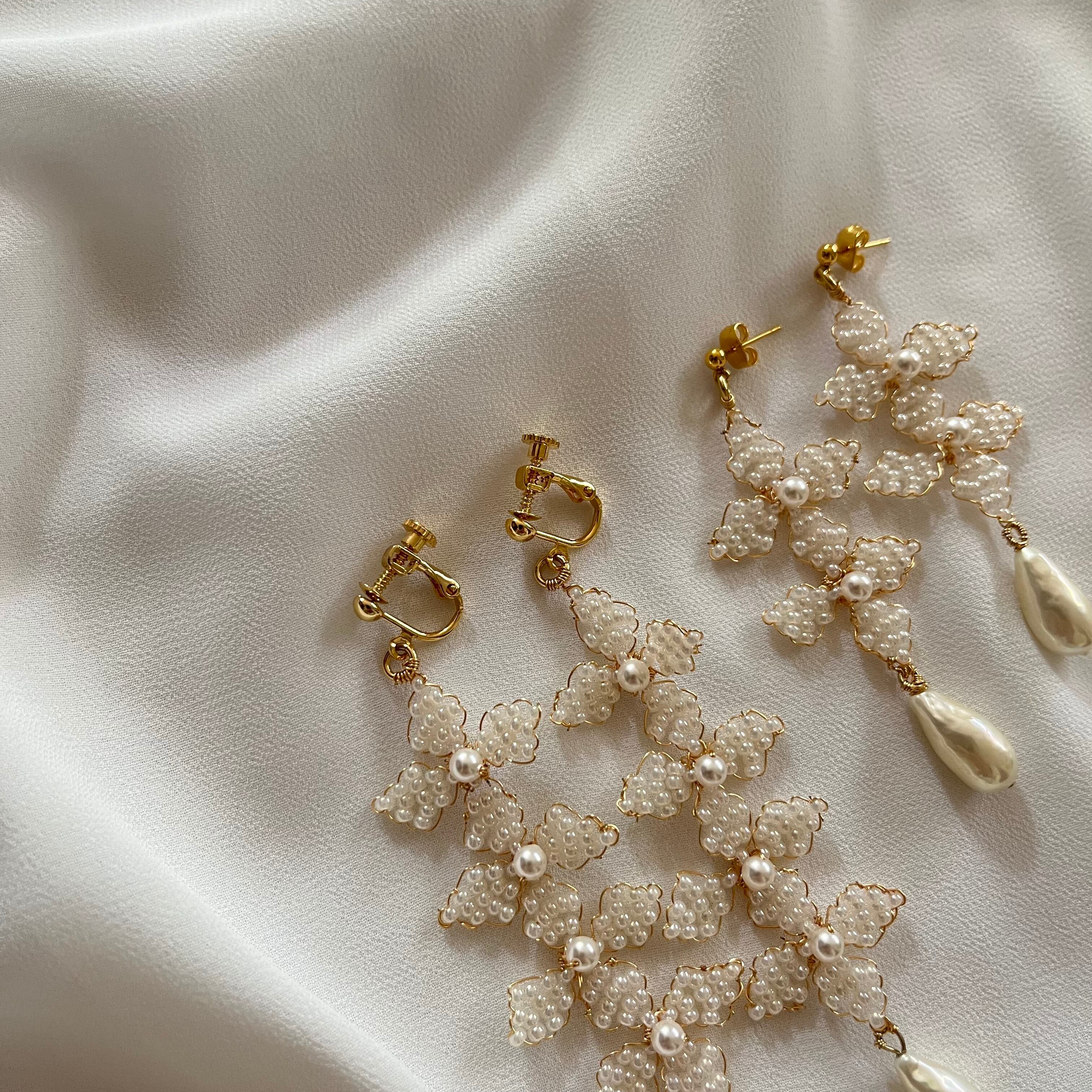 イヤリング金具とピアス金具