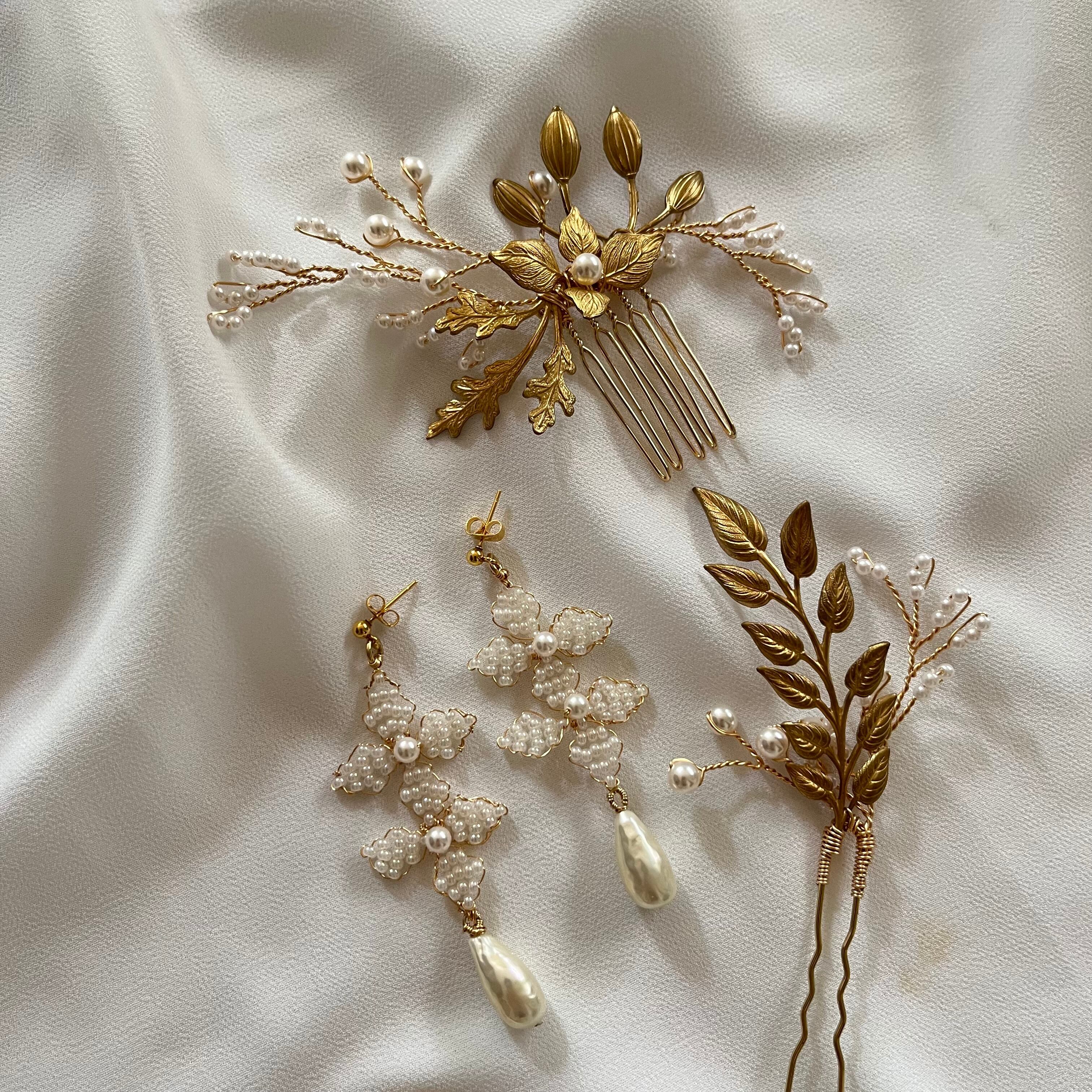 ヘアアクセサリーと合わせても◎