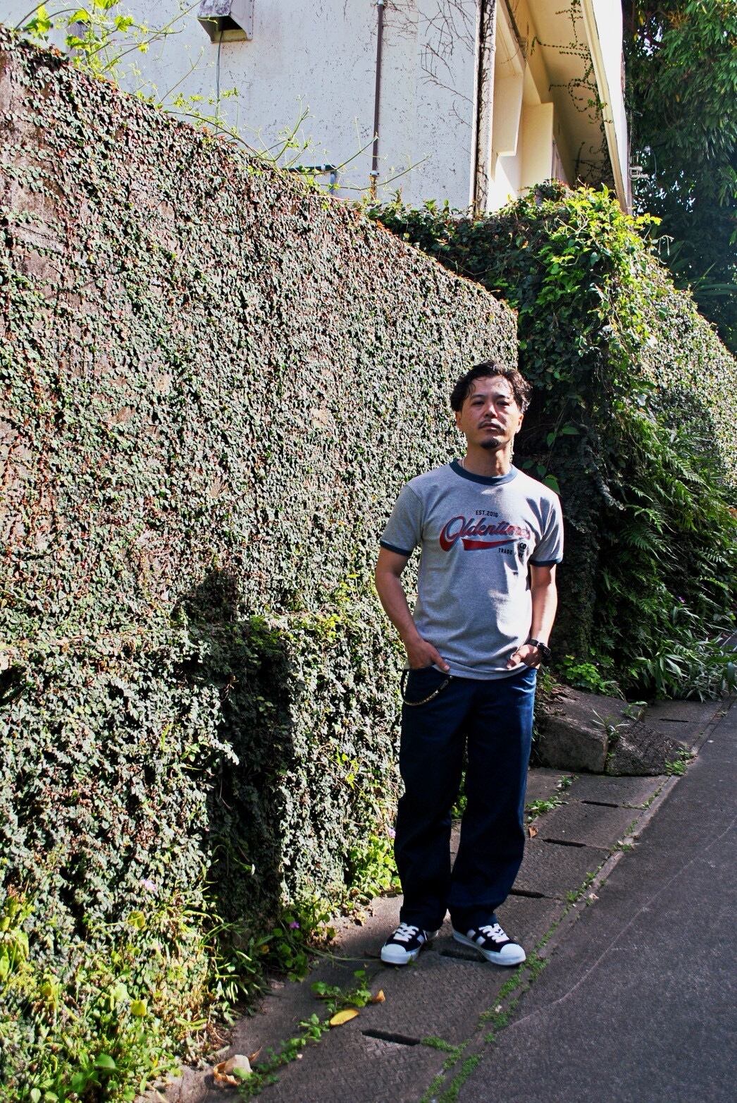 HEATHER GRAY×DENIM:168cmMサイズ着用