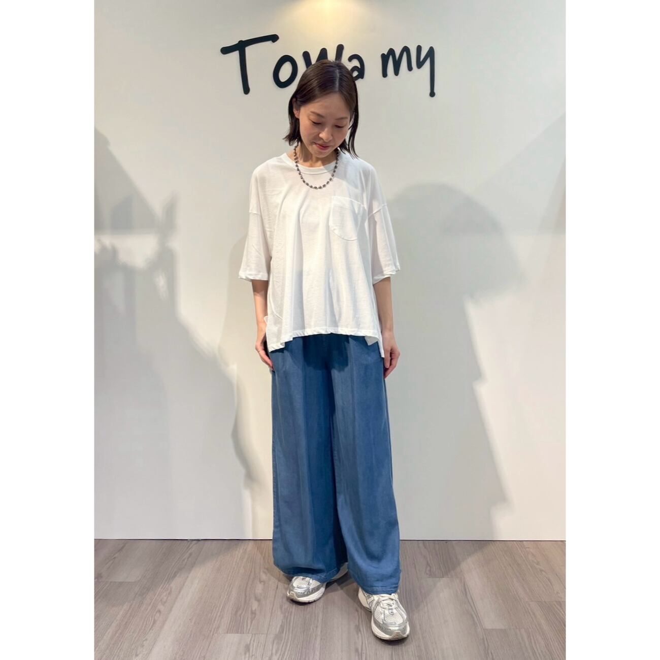 新宿店  162cm  /  着用カラー WHITE