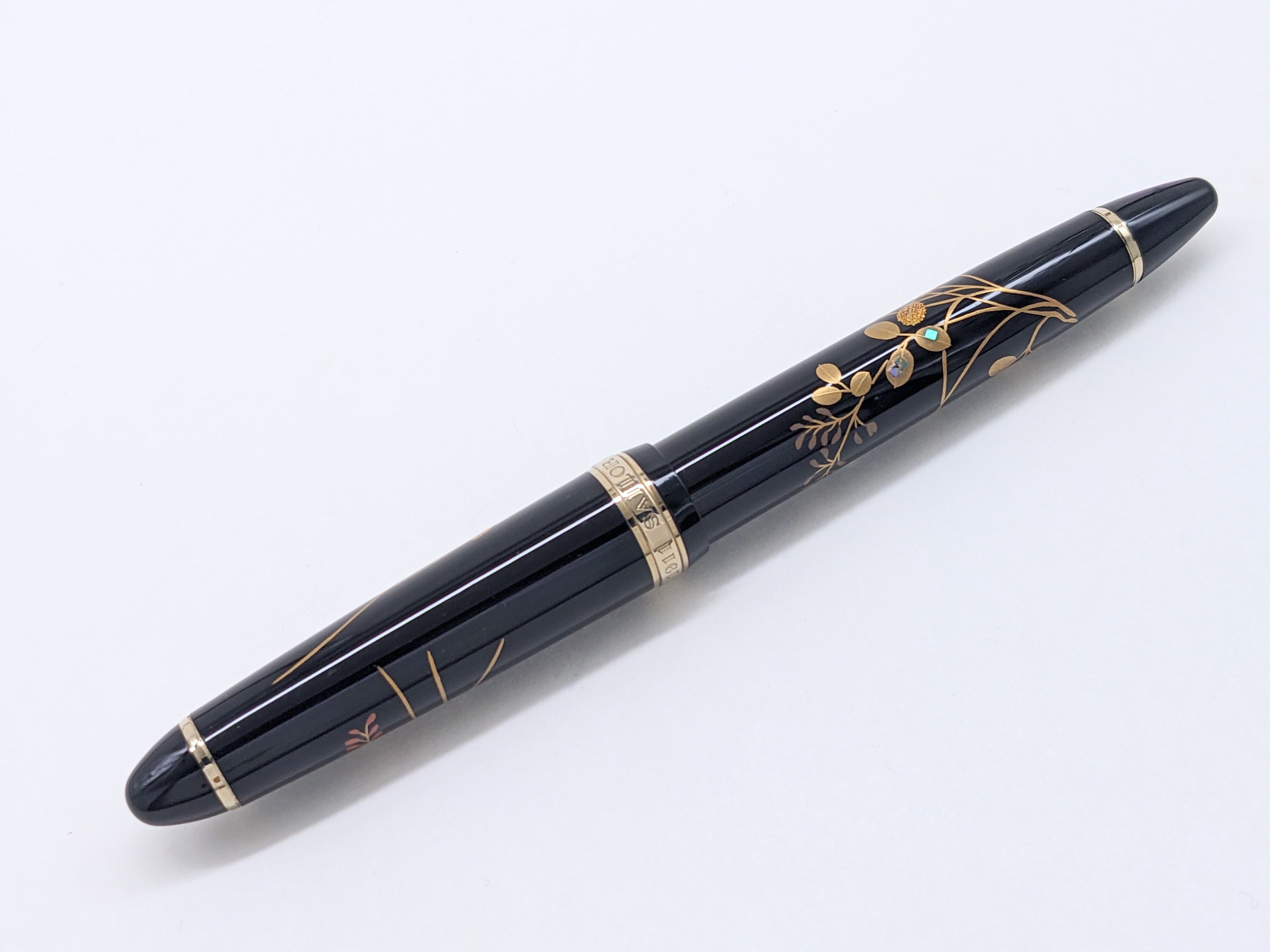sailor セーラー 万年筆 大正時代 1920年代 14K ③ 00s セーラー万年筆 蒔絵 萩 旧 SAILOR （中字） 14K 03371 | 川口明弘