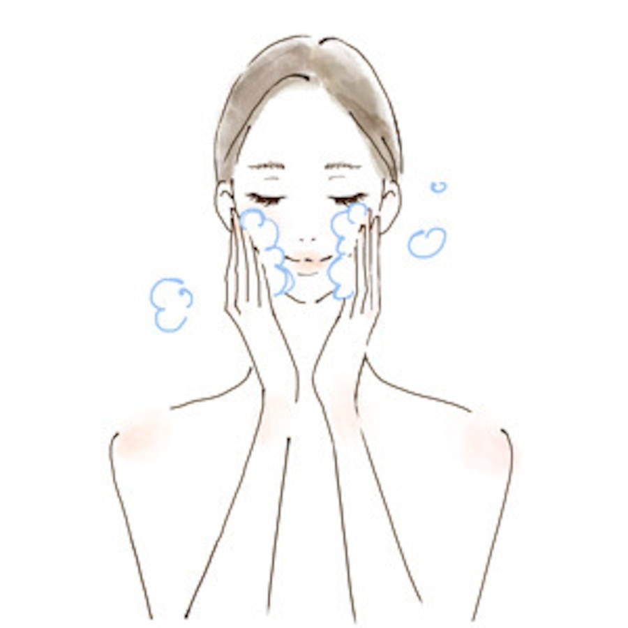 洗顔後、いつものスキンケアを行なってください。