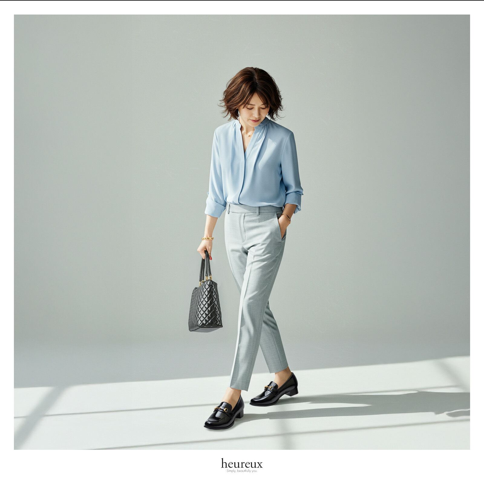 スッキリクロップドで「シゴ出来女スタイル」が完成