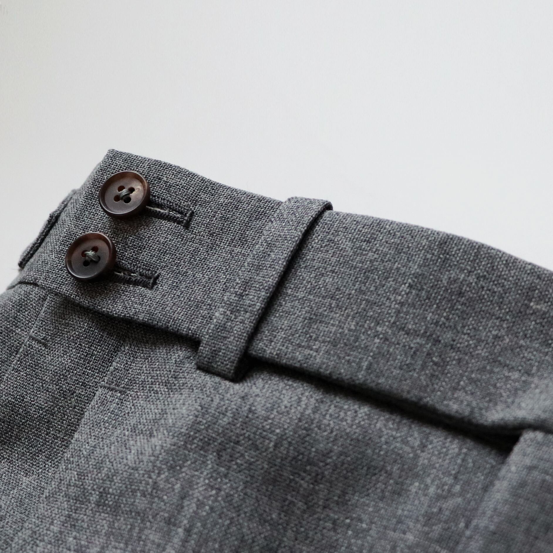 14cmロング持ち出しダブルボタン留め