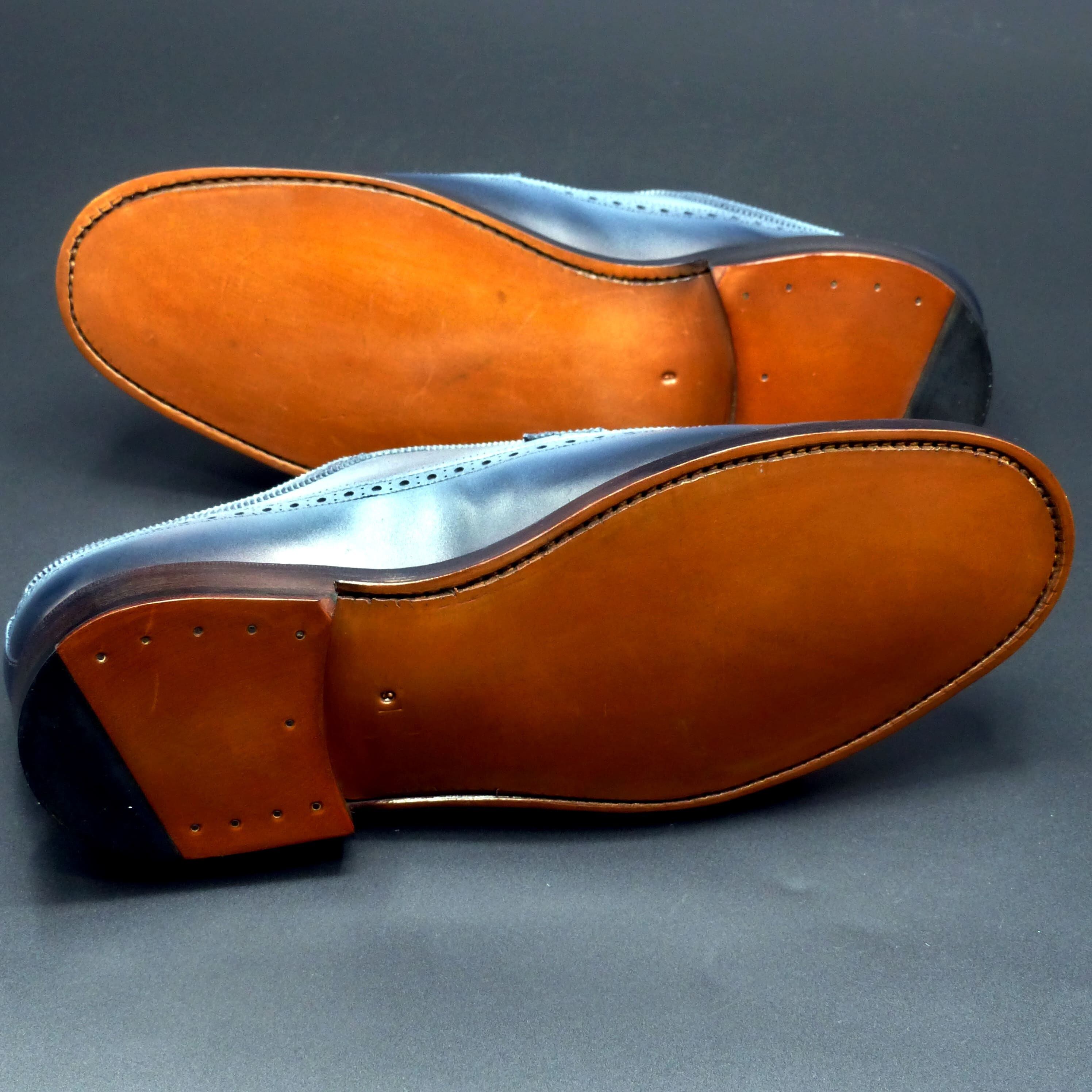 伏せ縫いレザーＷレザーソール