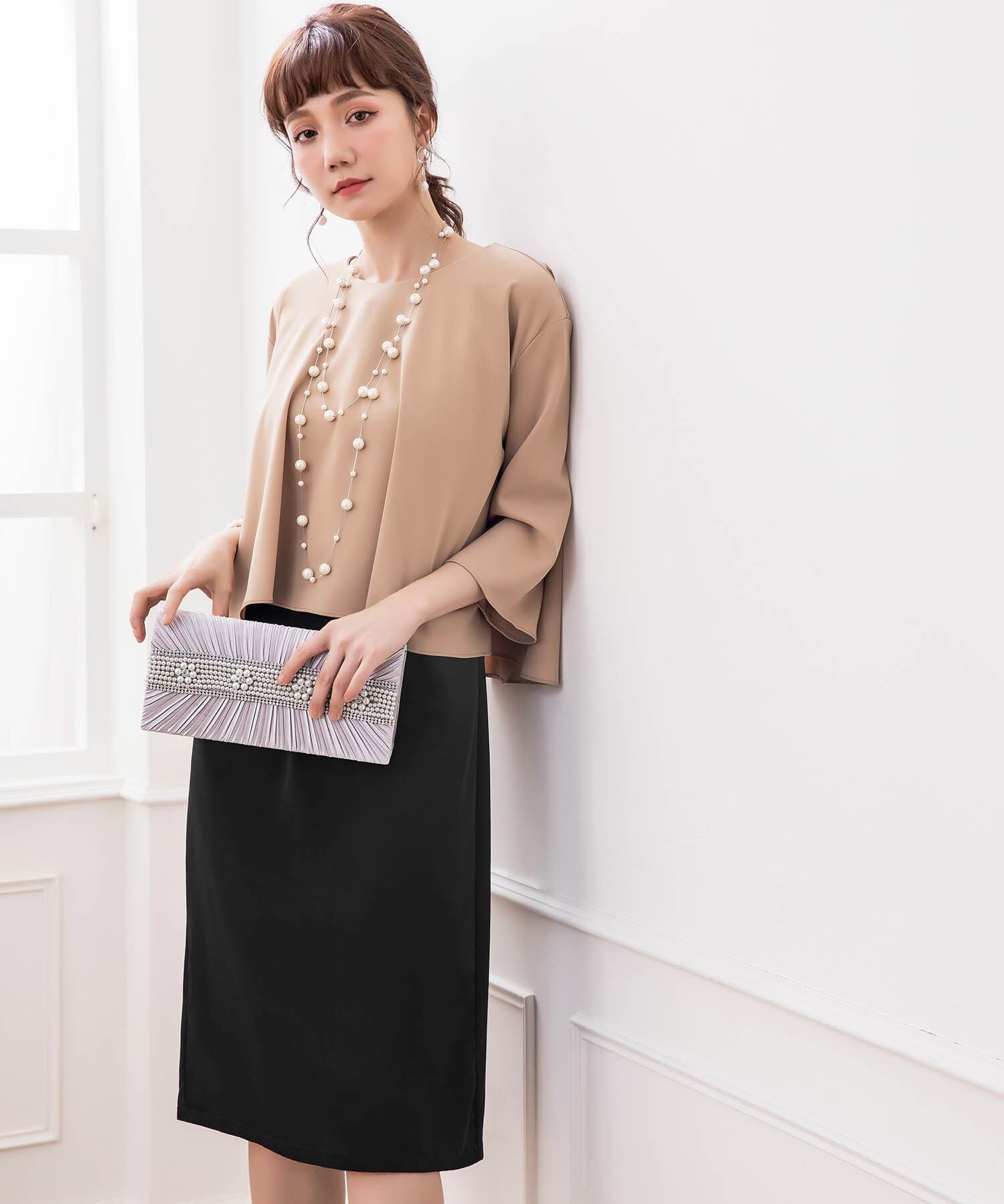 即日配送 3点セット 3way セットアップ ブラウス パンツ ワンピース