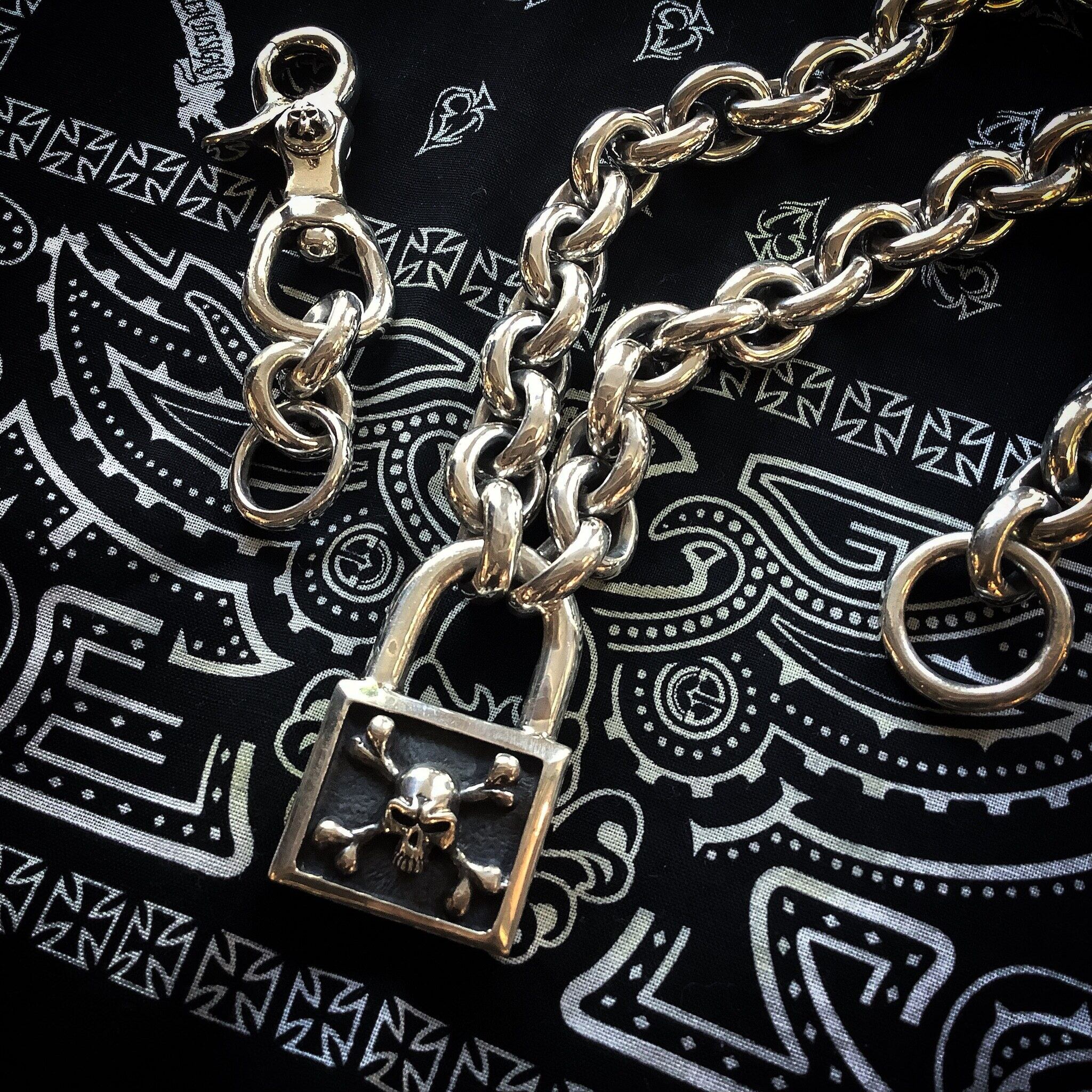 THIRTEEN DESIGNSサーティン デザインズ シルバー925ネックレス THIRTEEN DESIGNS official サーティーンデザインズ X BONE SKULL