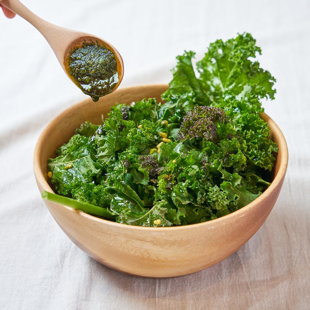 ケールサラダのドレッシングに