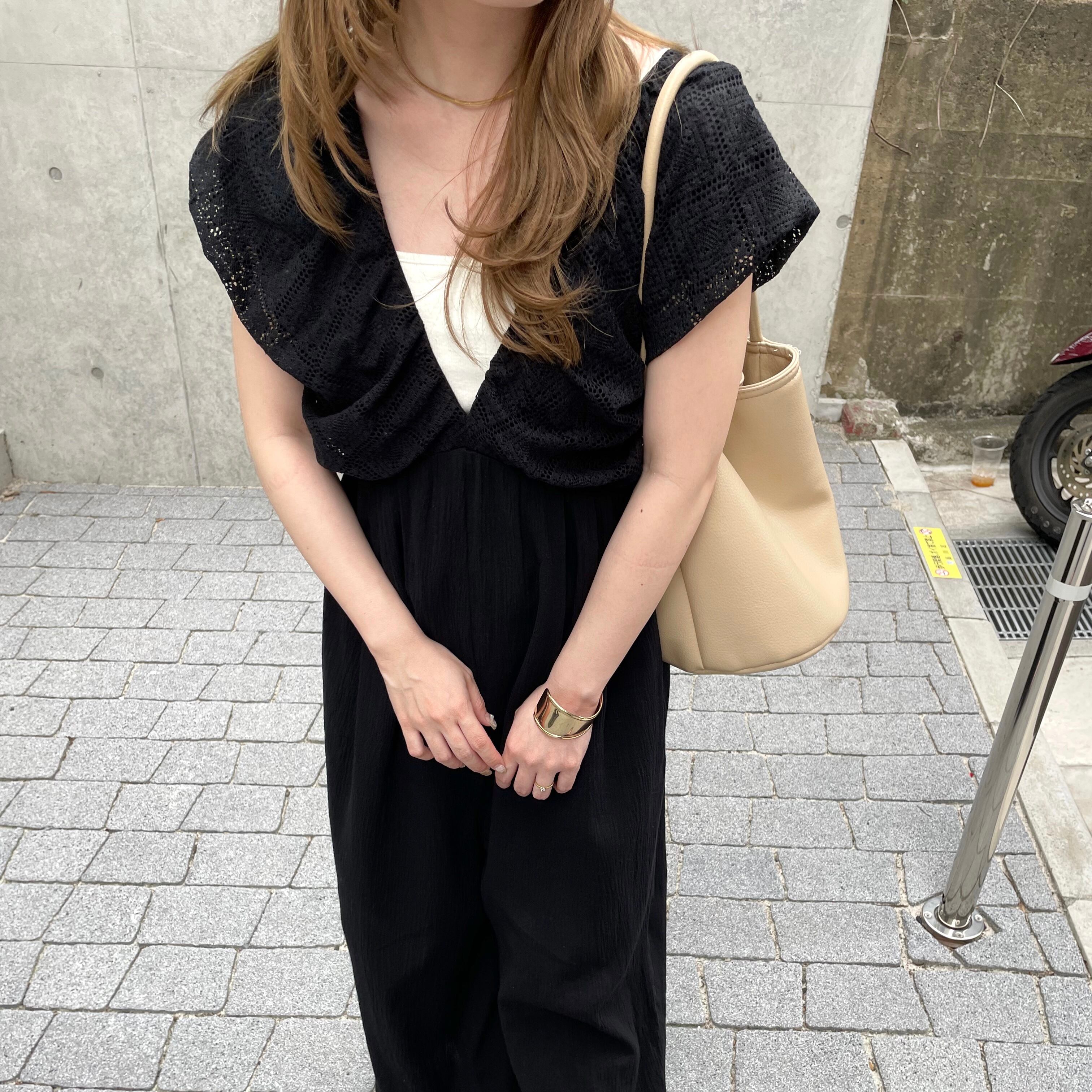 145cm / black size1（裾上げ7cm）