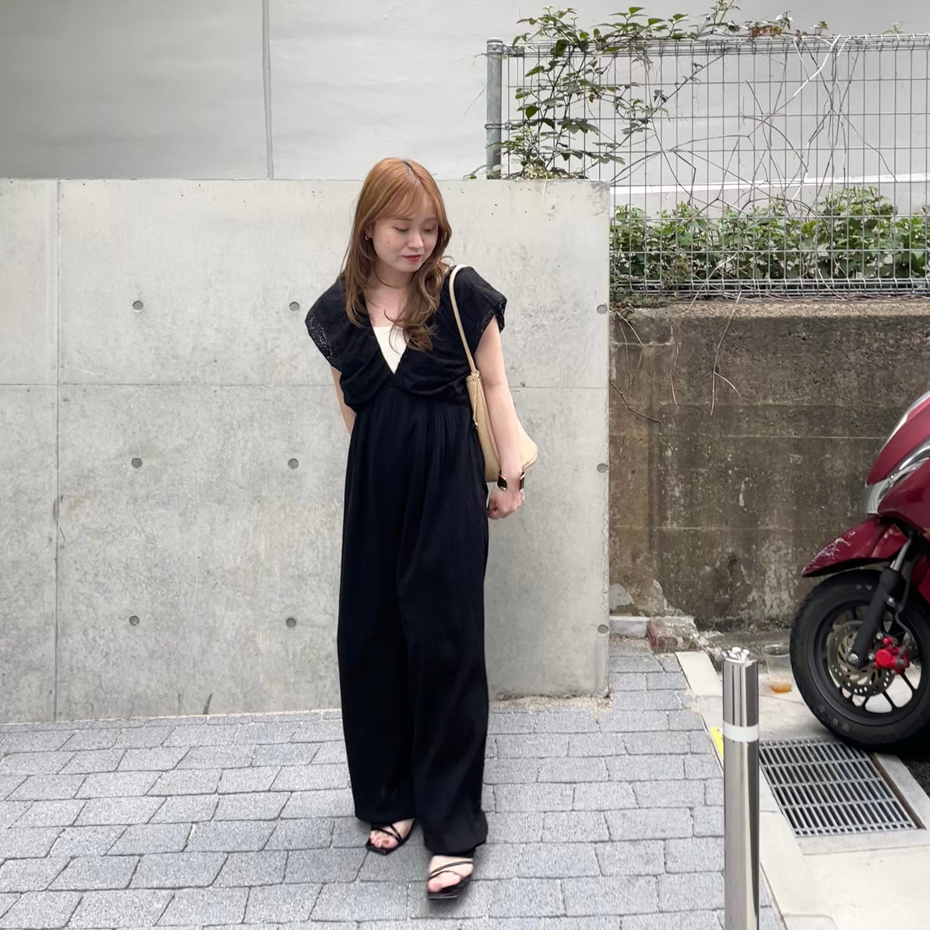 145cm / black size1（裾上げ7cm）