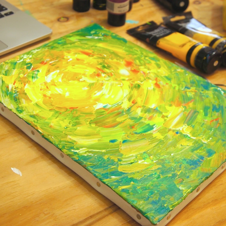 Hand-painted by infinity artist NAO, Japan.