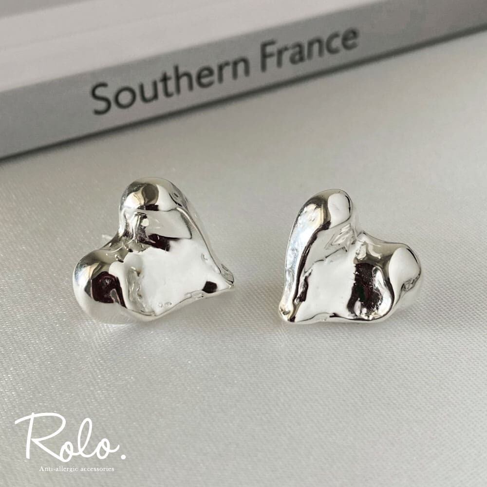 メロウハートピアス シルバー925 | Roloshop BASE店