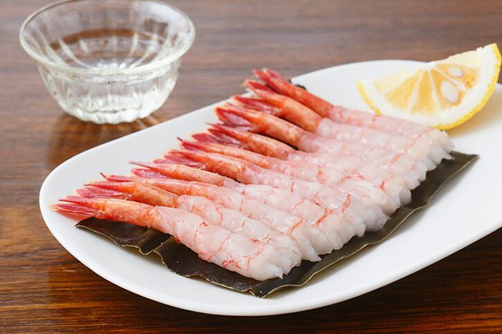 甘エビの昆布締め