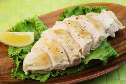 鶏むね肉の塩焼き