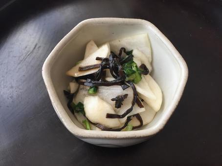  かぶの昆布の浅漬け