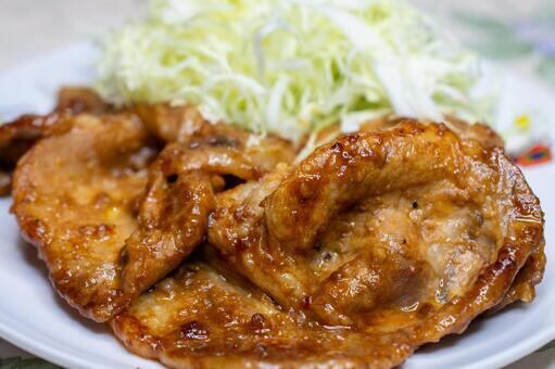  豚肉の味噌バター炒め