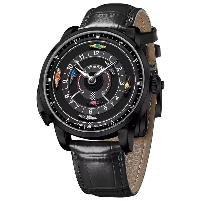 ブラックケース＆文字盤ブラック：ブラックベルト