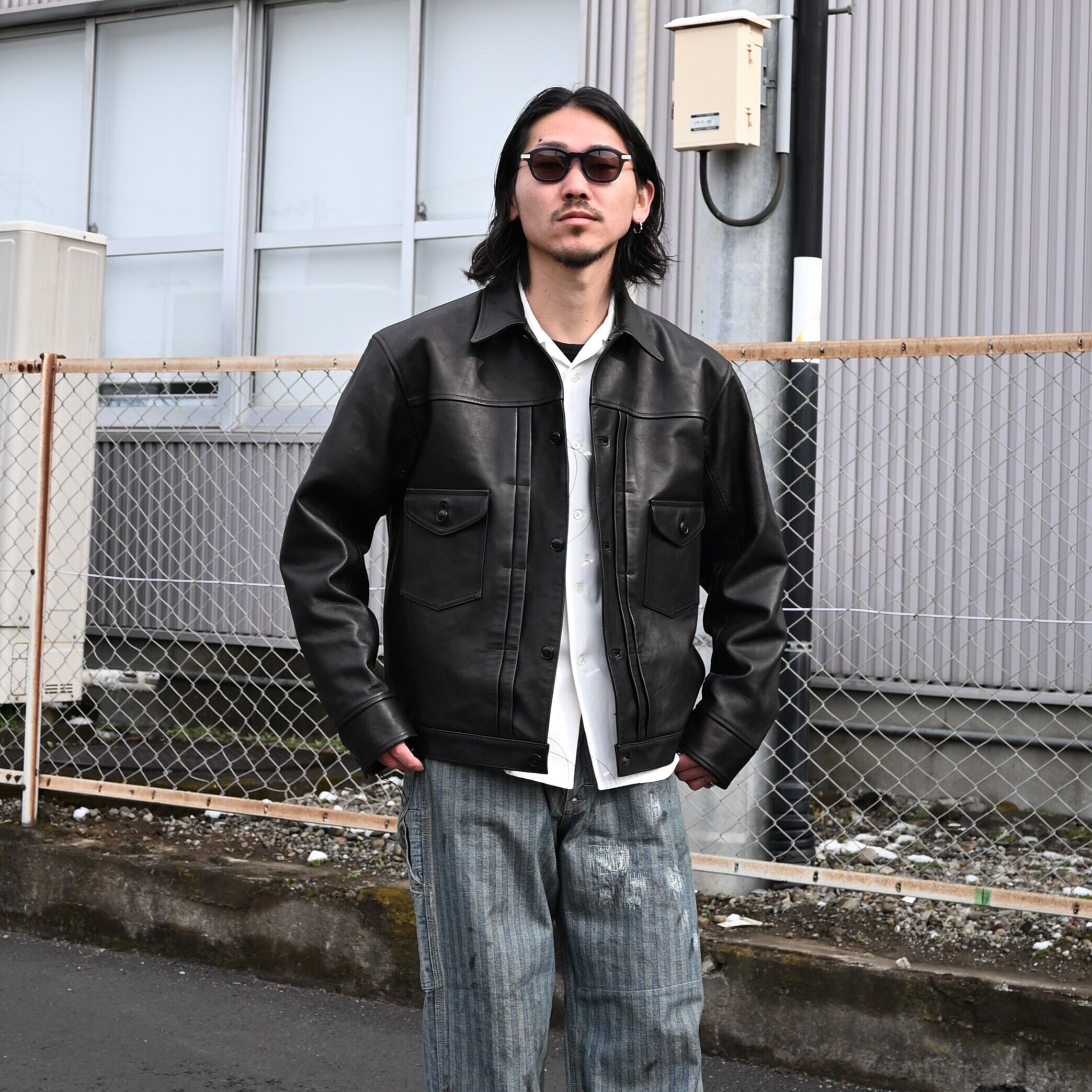 ジャケット・アウター OLD JOE PATINA HORSE-HIDE JEAN JACKET 40 OLD JOE / PATINA HORSE-HIDE JEAN JACKET | GANKO