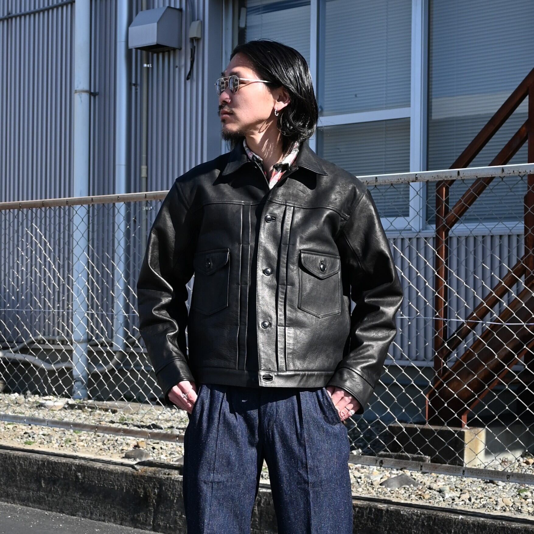 ジャケット・アウター OLD JOE PATINA HORSE-HIDE JEAN JACKET OLD JOE / PATINA HORSE-HIDE JEAN JACKET | GANKO