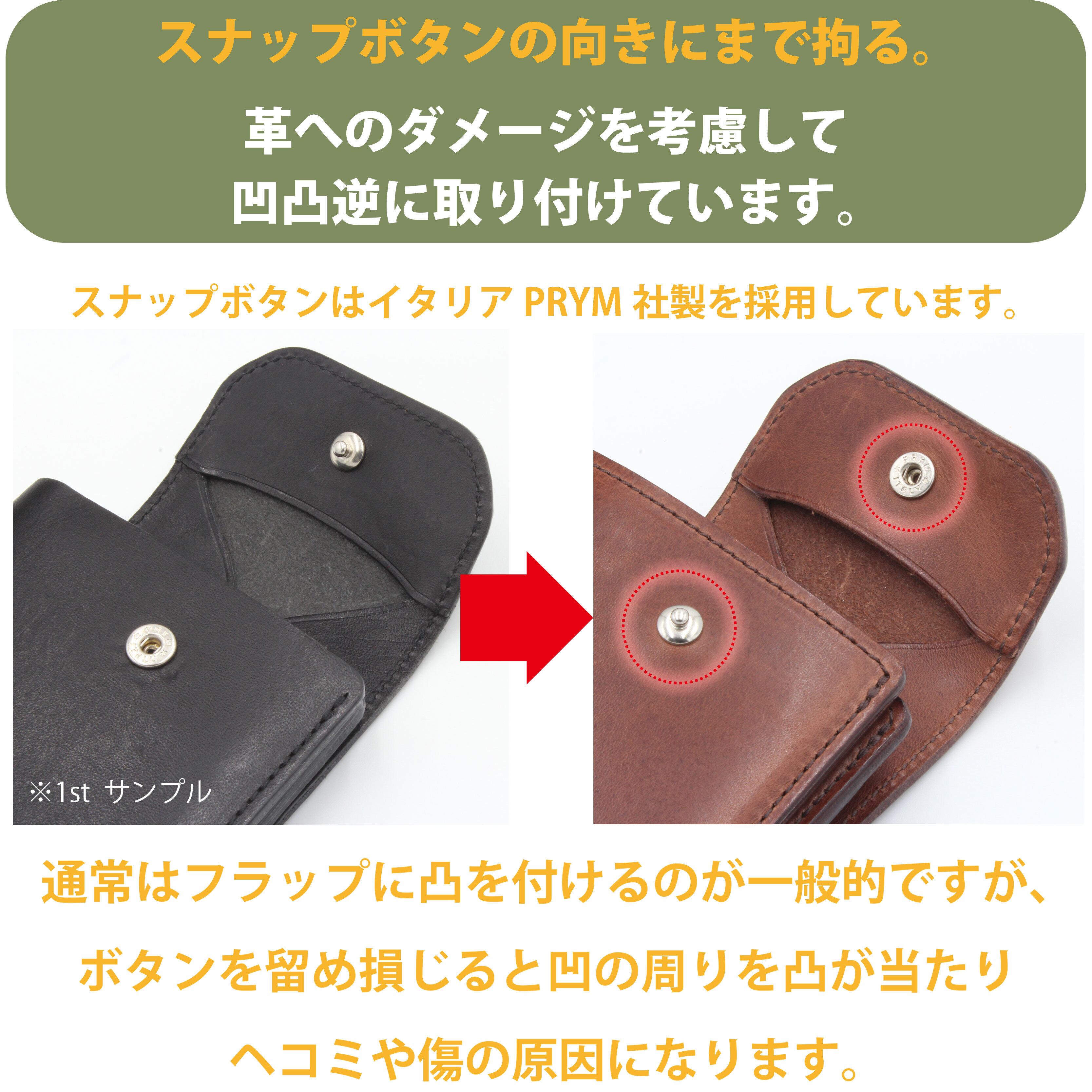 Prym社のボタンとボタンに対するこだわりNo.1。