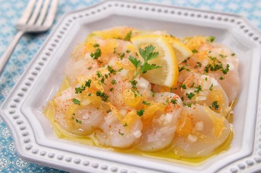 ホタテのカルパッチョ