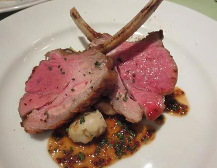 ラムチョップのハーブグリル