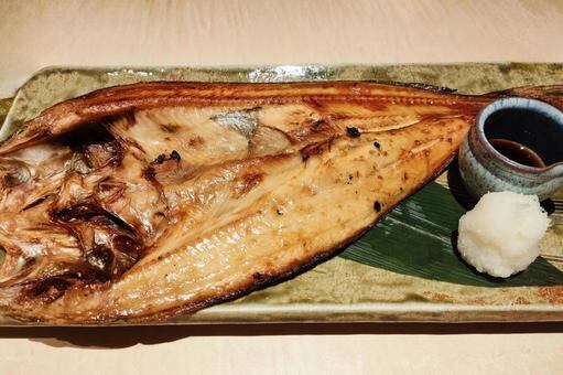 ホッケの塩焼き