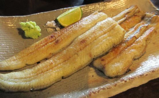 鰻の白焼き
