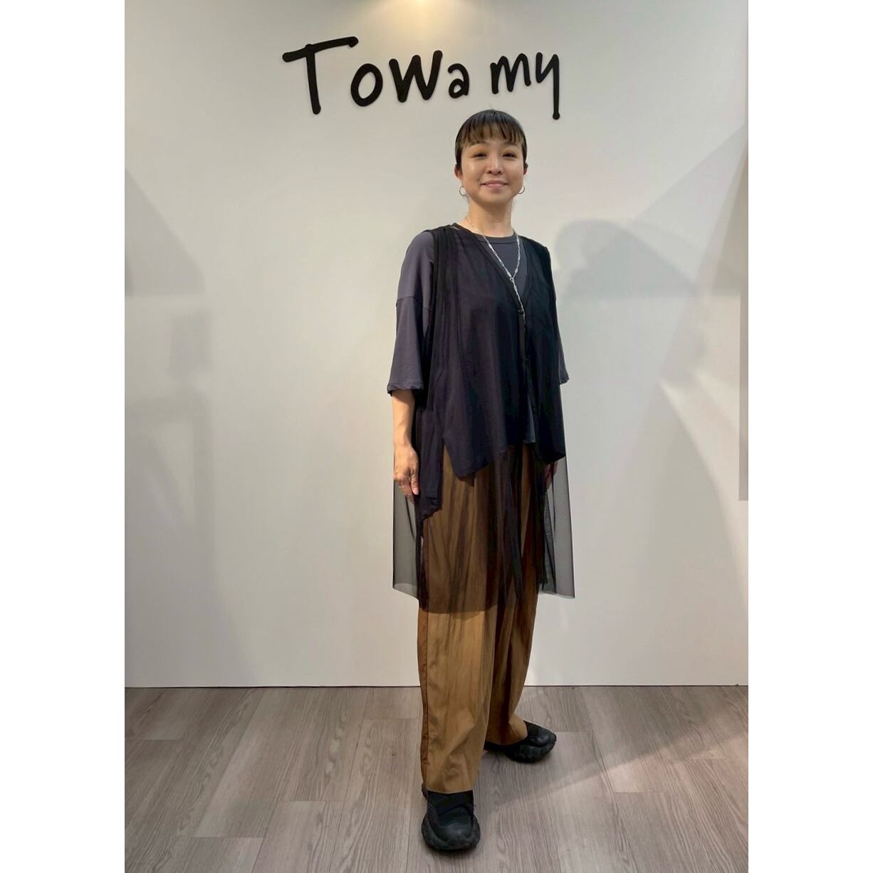 新宿店  158cm  /  着用カラー CHARCOAL