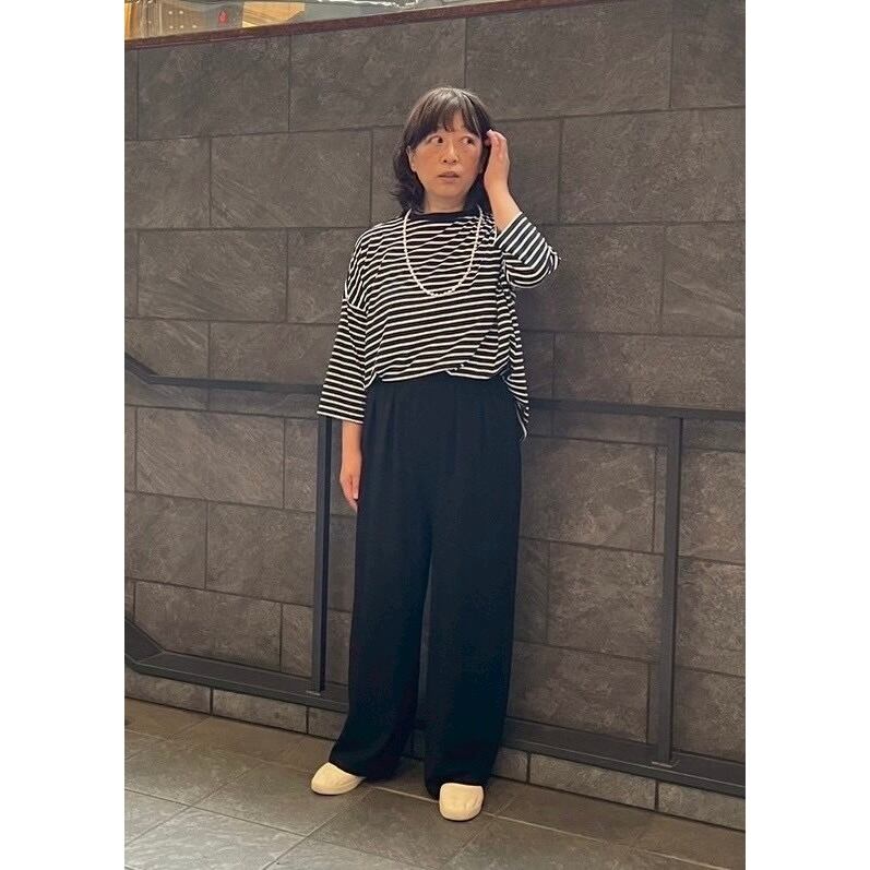 福岡店  159cm  /  着用カラー ネイビー×オフ