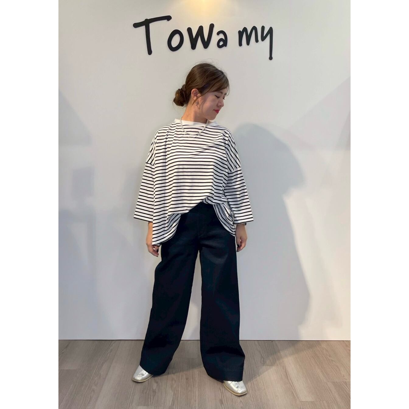 新宿店  148cm  /  着用カラー オフ×ブラック