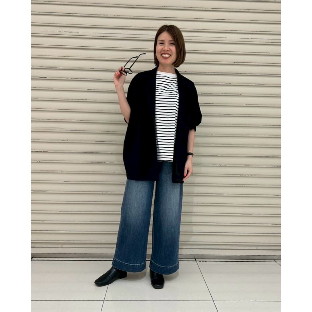 熊本店  156cm  /  着用カラー オフ×ブラック