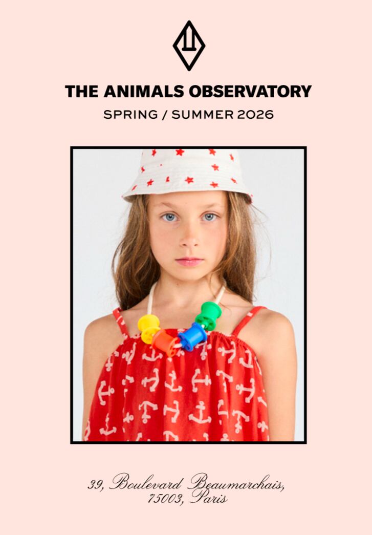 26SS】the animals observatory(TAO)ROOSTER KID T-SHIRT CAMEL(4y/6y